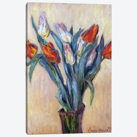 Tulips, 1885  Canvas Print #BMN3854} by Claude Monet Art Print