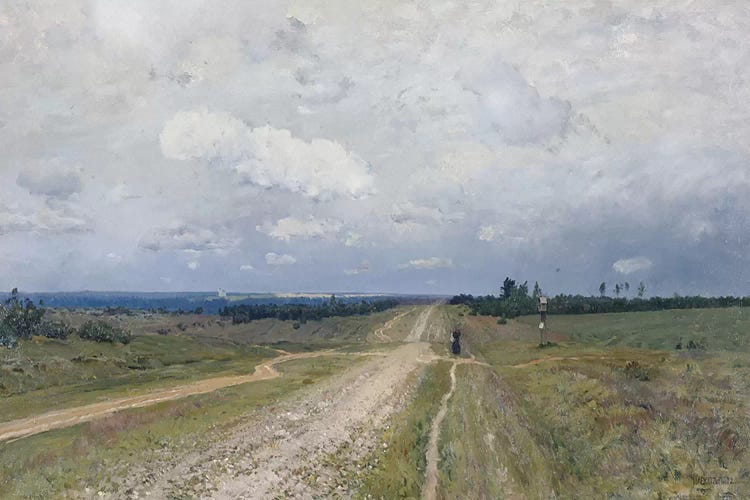 The Vladimirka Road, 1892  by Isaak Ilyich Levitan wall art