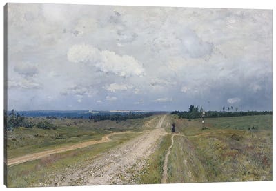 The Vladimirka Road, 1892  Canvas Art Print