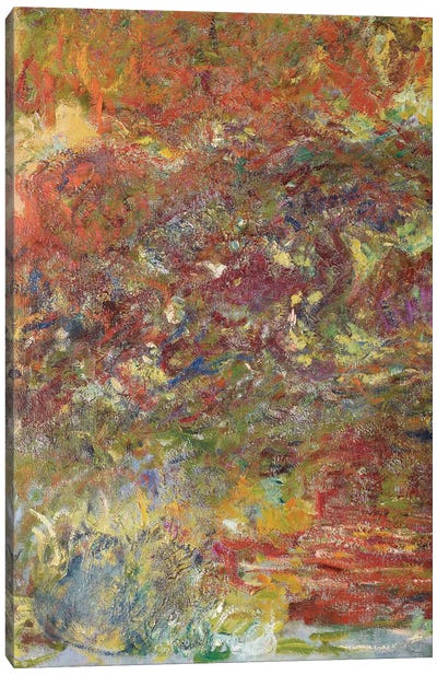 The Japanese Bridge, 1918-24  Canvas Art Print - Claude Monet