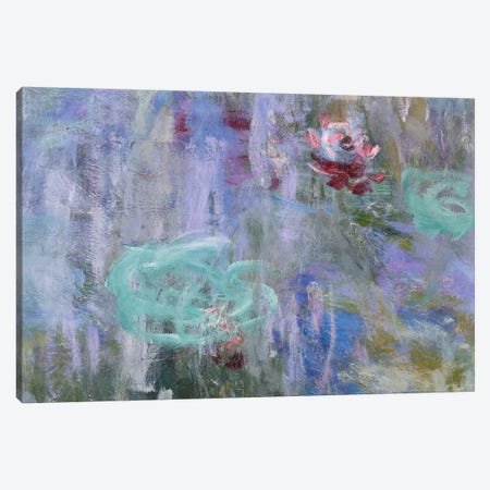 Waterlilies and Reflections of a Willow Tree, 1916-19  Canvas Print #BMN3864} by Claude Monet Canvas Artwork