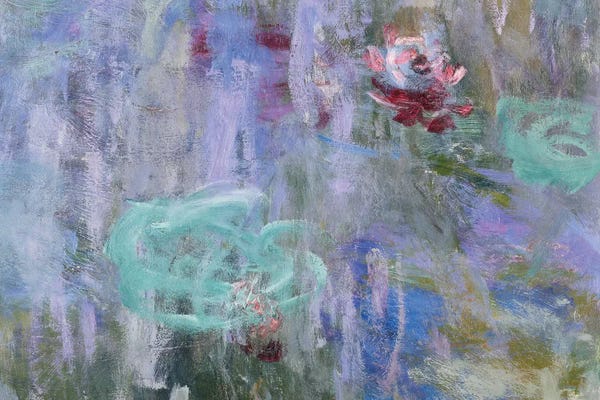 All Things Monet: Waterlilies and Reflections of a Willow Tree, 1916-19  by Claude Monet