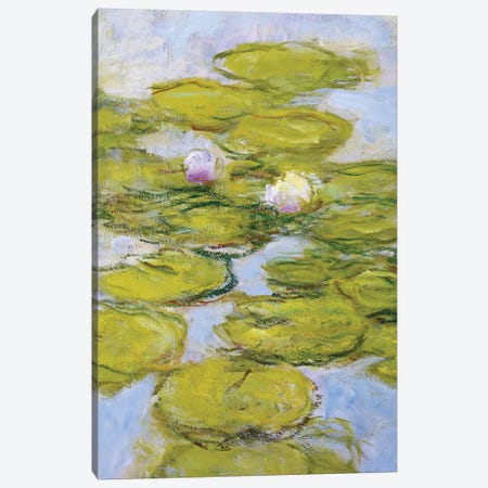 Nympheas, 1916-19  Canvas Print #BMN3867} by Claude Monet Canvas Wall Art
