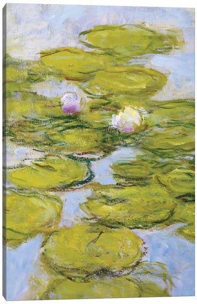 Nympheas, 1916-19  Canvas Art Print - Pond Art
