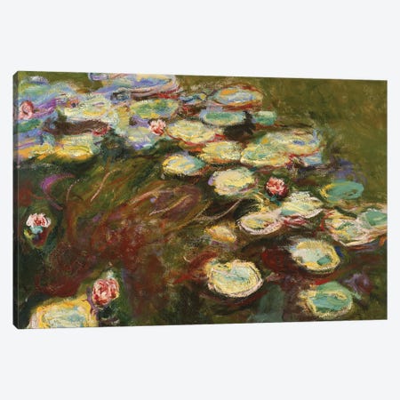 Waterlilies, 1914-17  Canvas Print #BMN3868} by Claude Monet Canvas Print