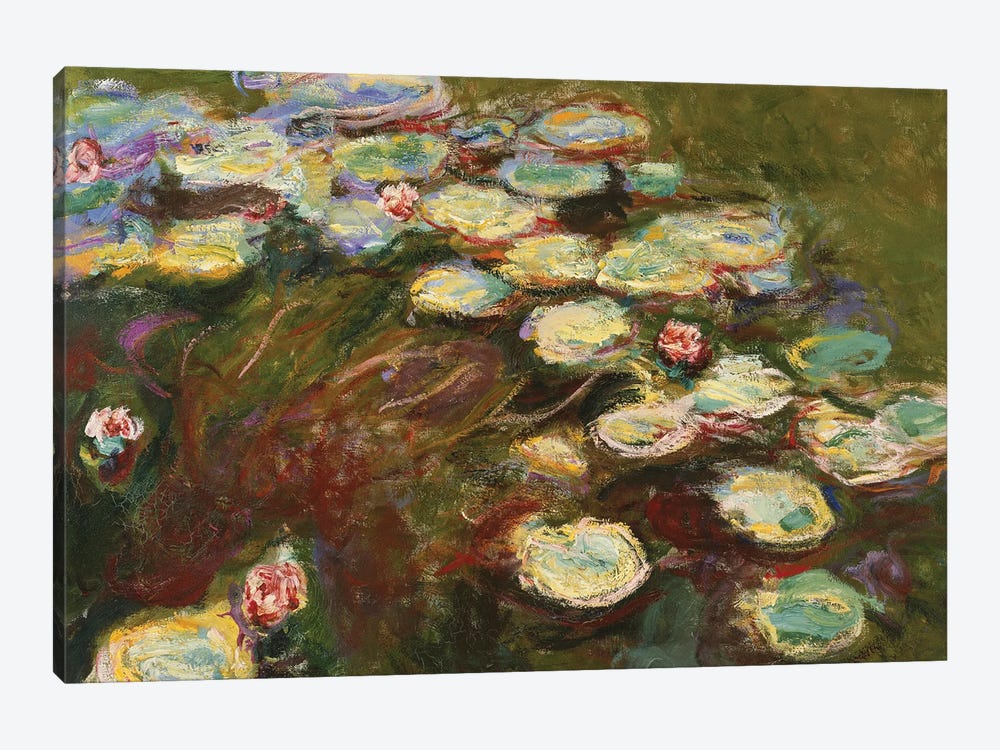 Waterlilies, 1914-17  by Claude Monet 1-piece Canvas Art