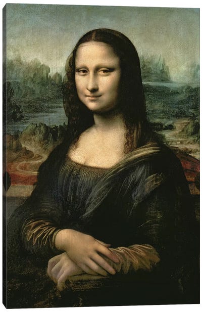 Mona Lisa, c.1503-6  Canvas Art Print - Mona Lisa Reimagined