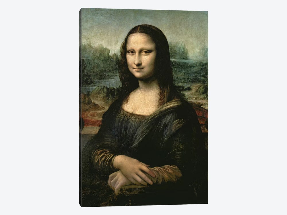 Mona Lisa, c.1503-6  by Leonardo da Vinci 1-piece Canvas Wall Art