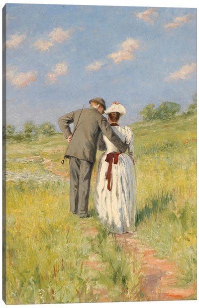 Portrait of Captain William Holmes and Mary Shafter McKitterick, 1888  Canvas Art Print