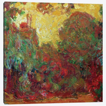 The House at Giverny, 1922  Canvas Print #BMN3954} by Claude Monet Canvas Wall Art