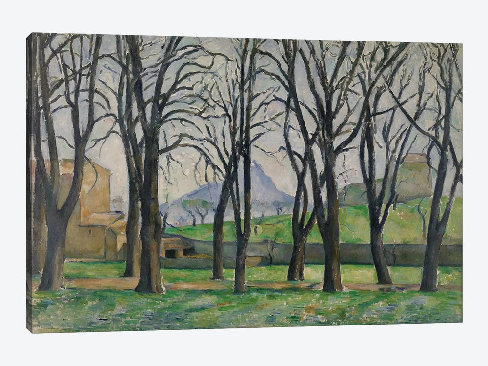 Chestnut Trees at Jas de Bouffan, c.1885-86  by Paul Cezanne 1-piece Art Print