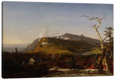 Catskill Mountain House, 1855  Canvas Art Print - Jasper Francis Cropsey