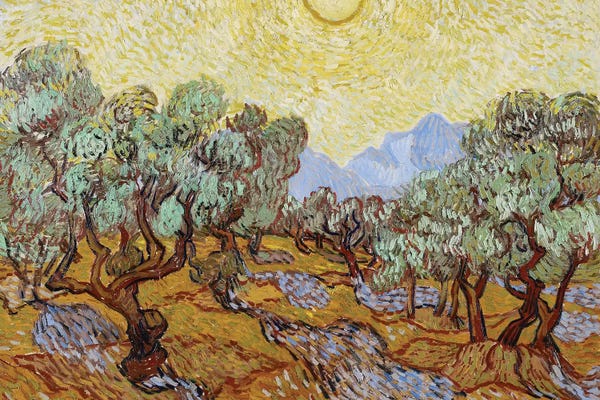 Vincent van Gogh: Olive Trees, 1889  by Vincent van Gogh