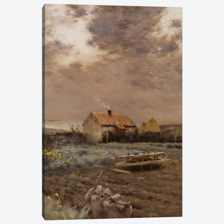 Landscape, c.1880  Canvas Print #BMN3970} by Jean-Charles Cazin Art Print