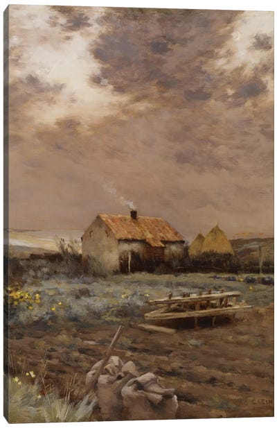 Landscape, c.1880  Canvas Art Print