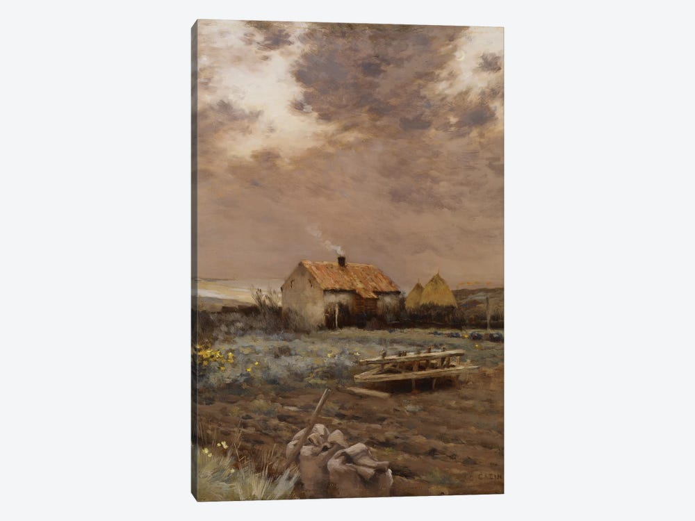 Landscape, c.1880  by Jean-Charles Cazin 1-piece Canvas Artwork