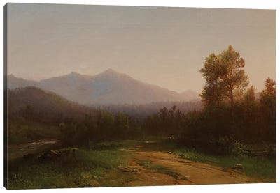 Hudson River Landscape, c.1860-5  Canvas Art Print