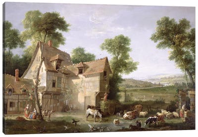 The Farm, 1750  Canvas Art Print