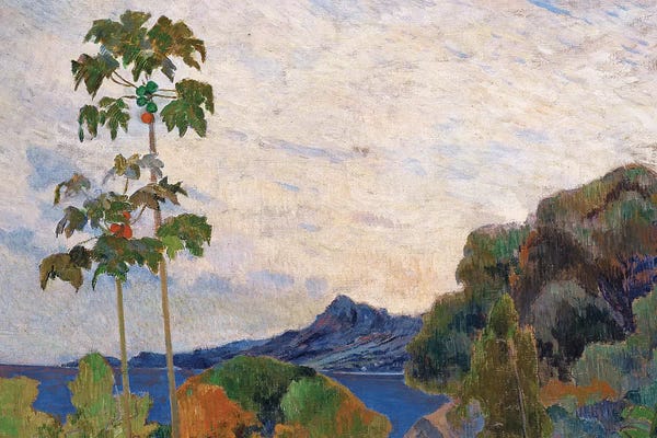 Paul Gauguin: Martinique Landscape, 1887   by Paul Gauguin