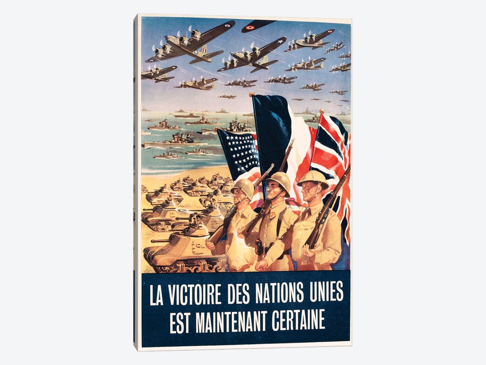 French Propaganda Poster Published In Algeria Unknown Artist Icanvas