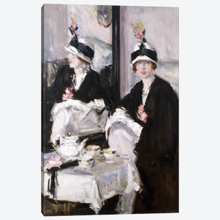 Reflections (oil on canvas) Canvas Print #BMN39} by Francis Campbell Boileau Cadell Art Print