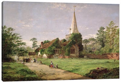 Stoke Poges Church  Canvas Art Print