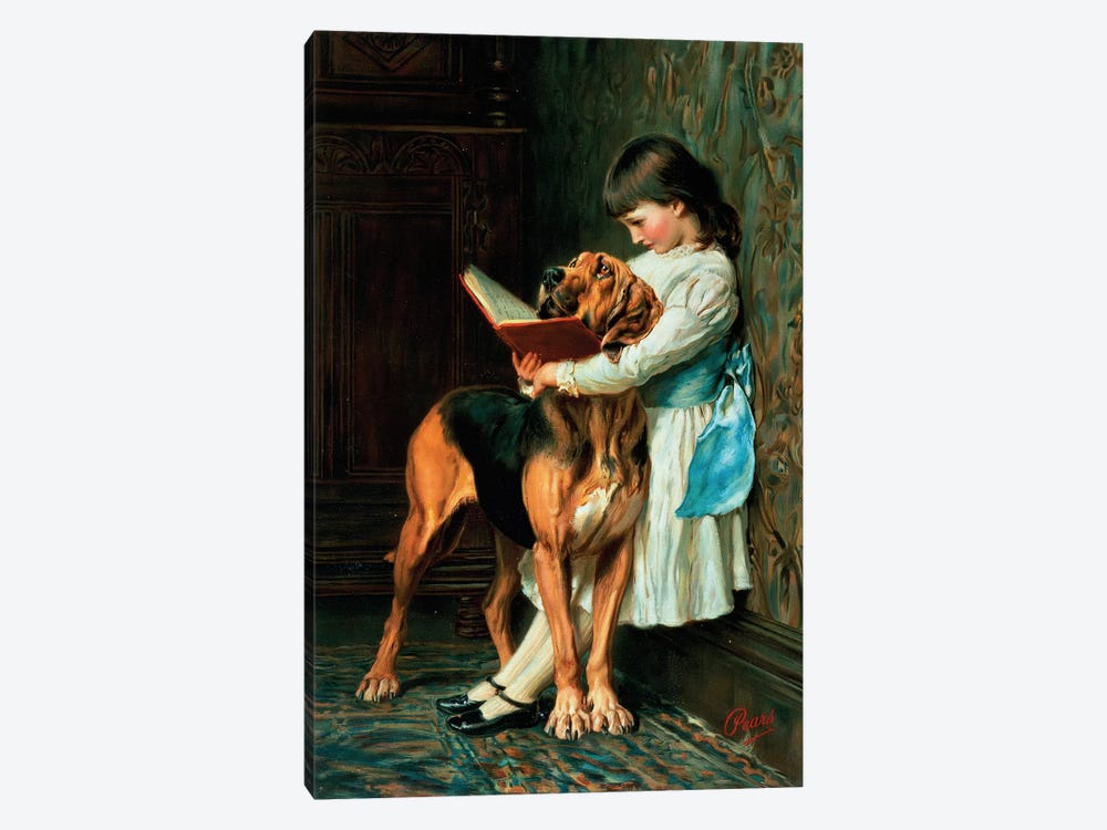 Naughty Boy or Compulsory Education by Briton Riviere 1-piece Art Print