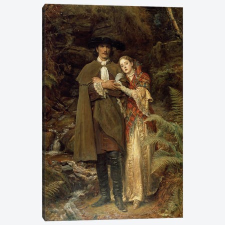 The Bride of Lammermoor, 1878  Canvas Print #BMN405} by Sir John Everett Millais Canvas Art Print