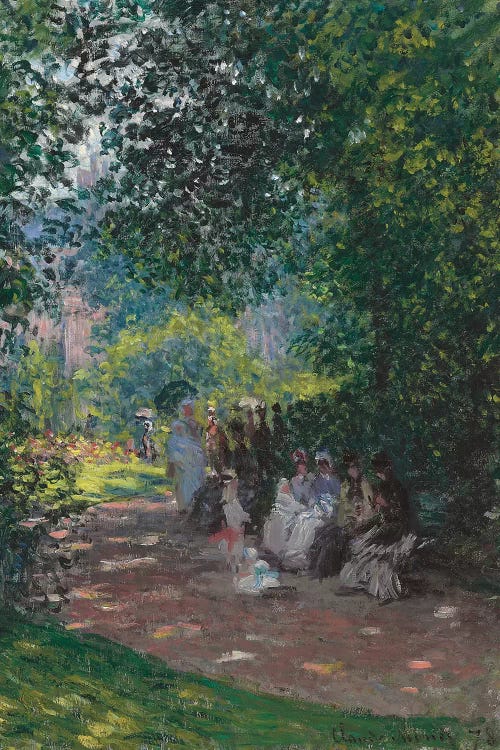 In the Park Monceau, 1878 