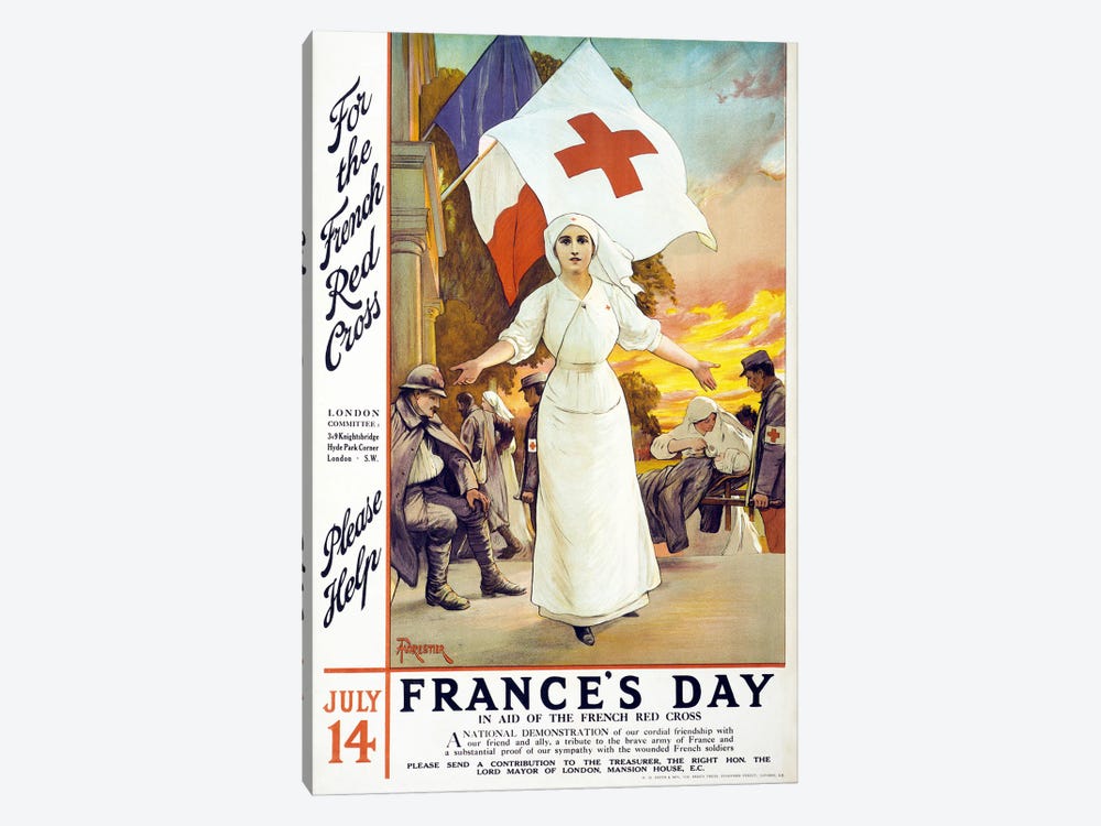 France's Day, 1915  by Unknown Artist 1-piece Canvas Art
