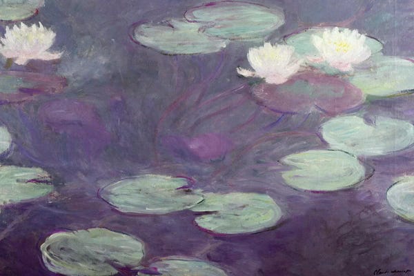 Ponds: Waterlilies  by Claude Monet