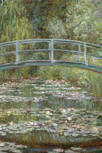 Bridges: The Water-Lily Pond, 1899  by Claude Monet