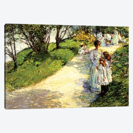 Central Park, 1892  Canvas Print #BMN4145} by Childe Hassam Canvas Wall Art