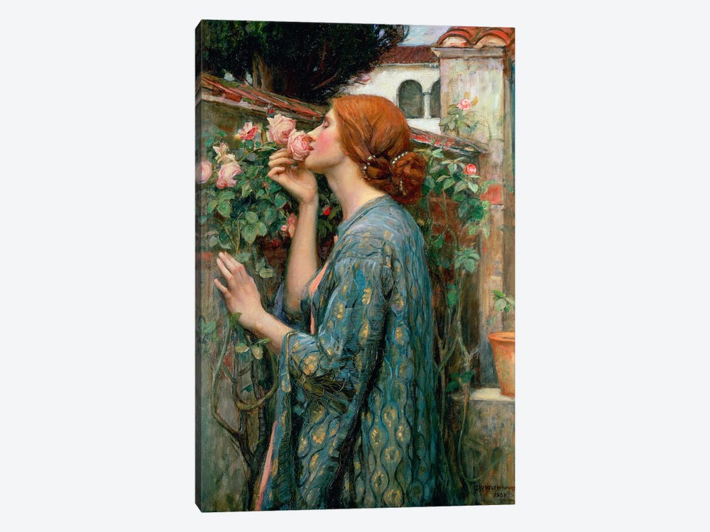 The Soul Of The Rose, 1908  by John William Waterhouse 1-piece Canvas Art Print