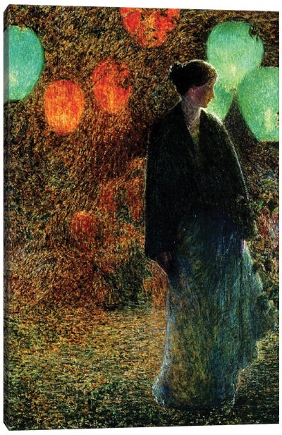 July Night, 1898  Canvas Art Print - Childe Hassam