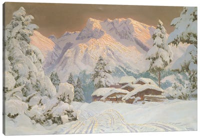 Hocheisgruppe, Austria  Canvas Art Print