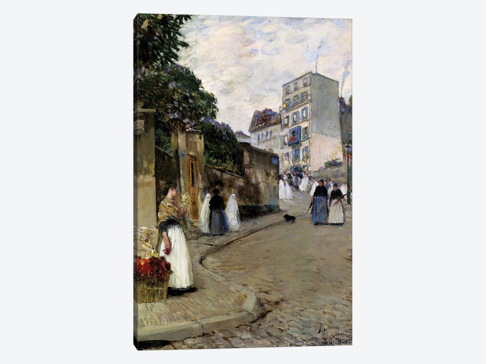 Montmartre, Paris, 1889  1-piece Canvas Art Print