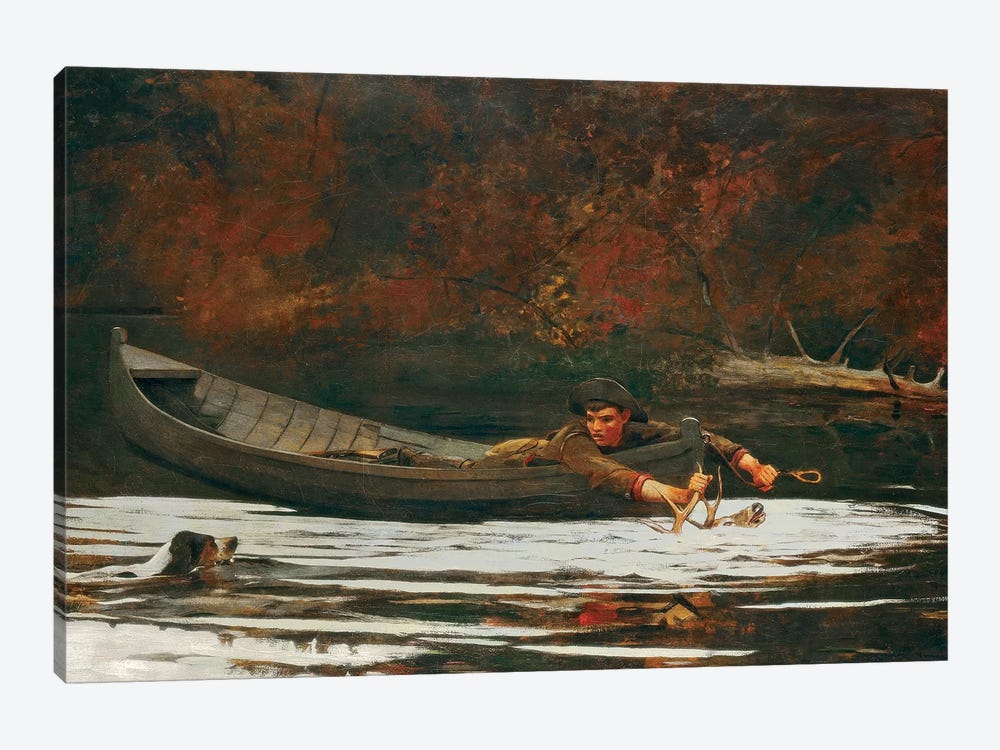 Hound And Hunter, 1892  by Winslow Homer 1-piece Canvas Artwork