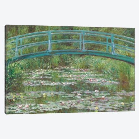 The Japanese Footbridge, 1899  Canvas Print #BMN4249} by Claude Monet Canvas Art