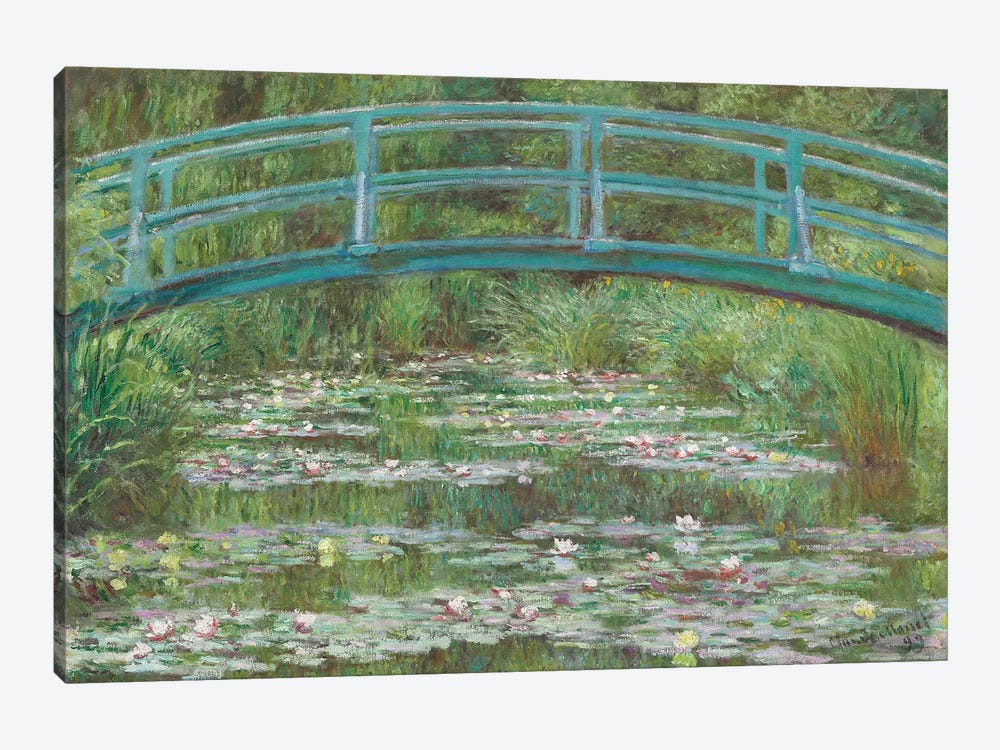 The Japanese Footbridge, 1899  by Claude Monet 1-piece Canvas Art Print