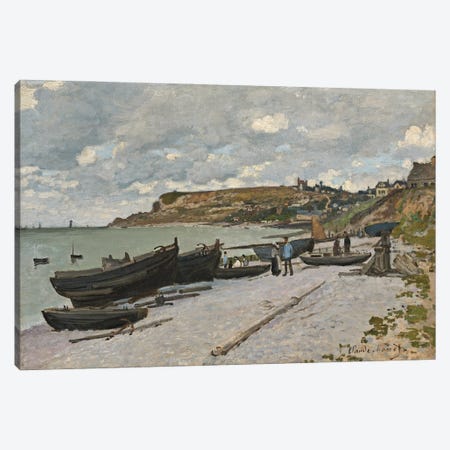 Sainte-Adresse, 1867  Canvas Print #BMN4252} by Claude Monet Canvas Print