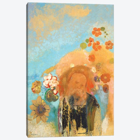 Evocation of Roussel, c. 1912  Canvas Print #BMN4255} by Odilon Redon Canvas Wall Art