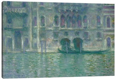 Palazzo da Mula, Venice, 1908  Canvas Art Print - Claude Monet