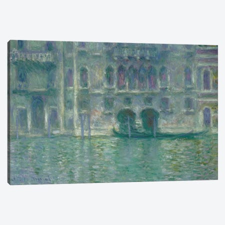 Palazzo da Mula, Venice, 1908  Canvas Print #BMN4257} by Claude Monet Canvas Artwork