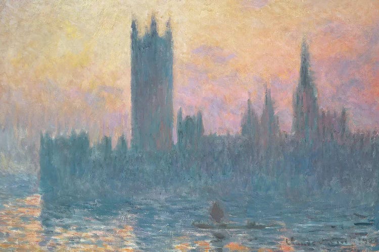 The Houses of Parliament, Sunset, 1903 