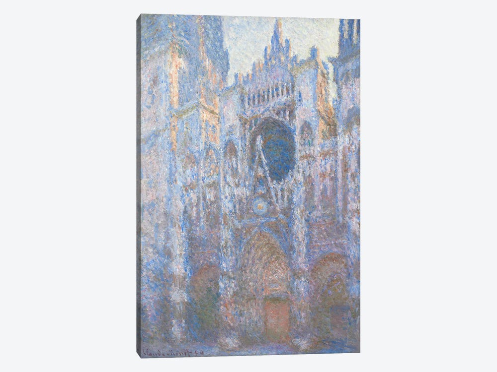Rouen Cathedral, West facade, 1894  1-piece Canvas Wall Art