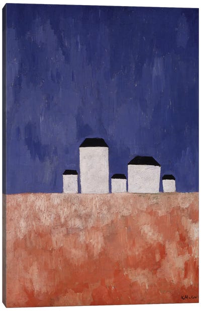 Landscape with Five Houses, c.1932  Canvas Art Print