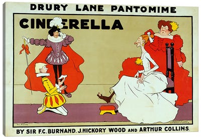 Poster for 'Cinderella' Canvas Art Print