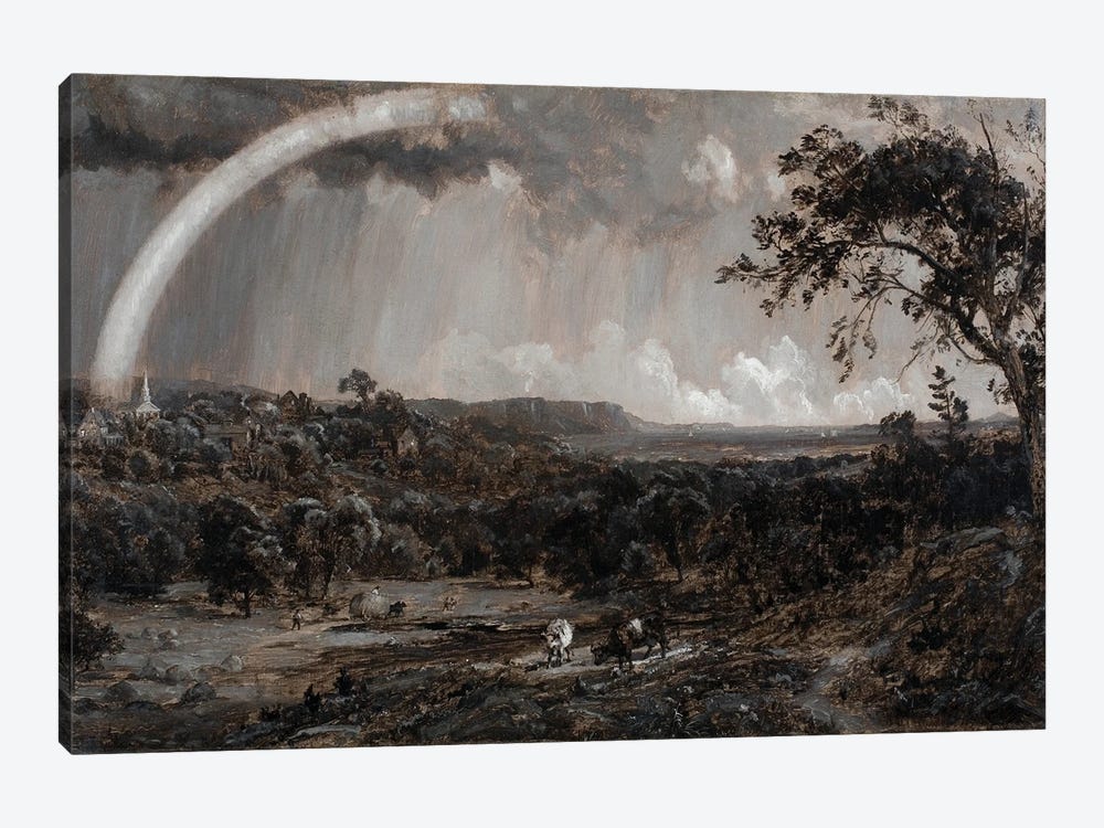 Passing Shower on the Hudson, 1885  by Jasper Francis Cropsey 1-piece Canvas Artwork