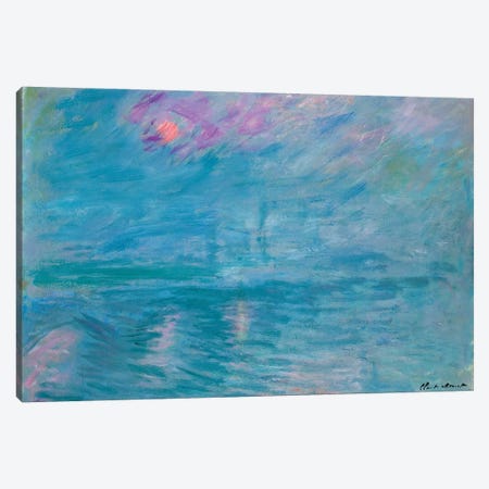 Waterloo Bridge, 1899-1903  Canvas Print #BMN4330} by Claude Monet Canvas Art
